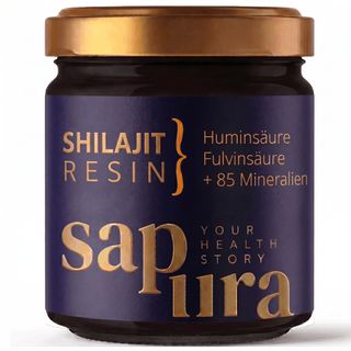 Shilajit Resin Mumijo Shilajit Harz + Dosierlöffel **60g** MIT 78% Fulvin-und 12% Huminsäure