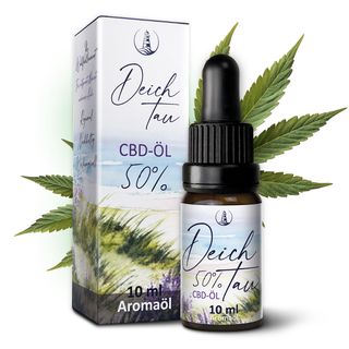 Deichtau CBD Öl 50% - Vollspektrum Hanföl - CBD-Tropfen – Echtes Cannabisöl - Deutsche Marke