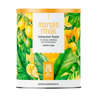 Stoffwechsel Routine Wakeup Shake Zitrone Vitamin C 150 g veganes Pulver Morgenritual NATURTREU®