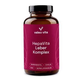 Valeo Vita® HepaVita-Plus Leberkur – 120 Kapseln hochdosiert mit Mariendistel, Artischocke & Cholin