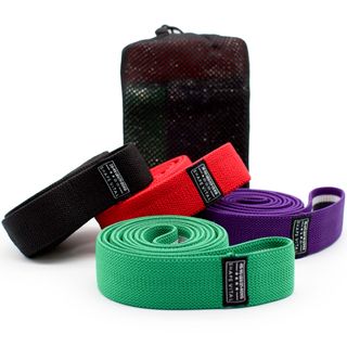 SHAPEVITAL Fitnessbänder aus Textil | hautfreundlich | 4 Stärkestufen
