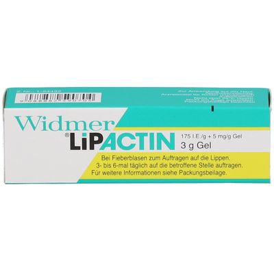 Widmer Lipactin Gel 3 G Shop Apotheke