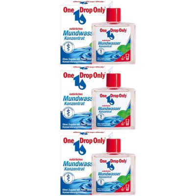 ONE DROP ONLY natürliches Mundwasser Konzentrat 25 ml online kaufen