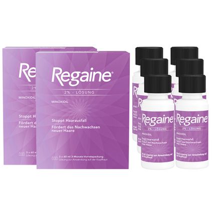 Regaine® 2% Lösung Frauen 6x60 ml - Shop Apotheke