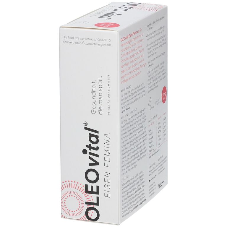 OLEOvital® Eisen Femina 30x1,6 G - Shop Apotheke