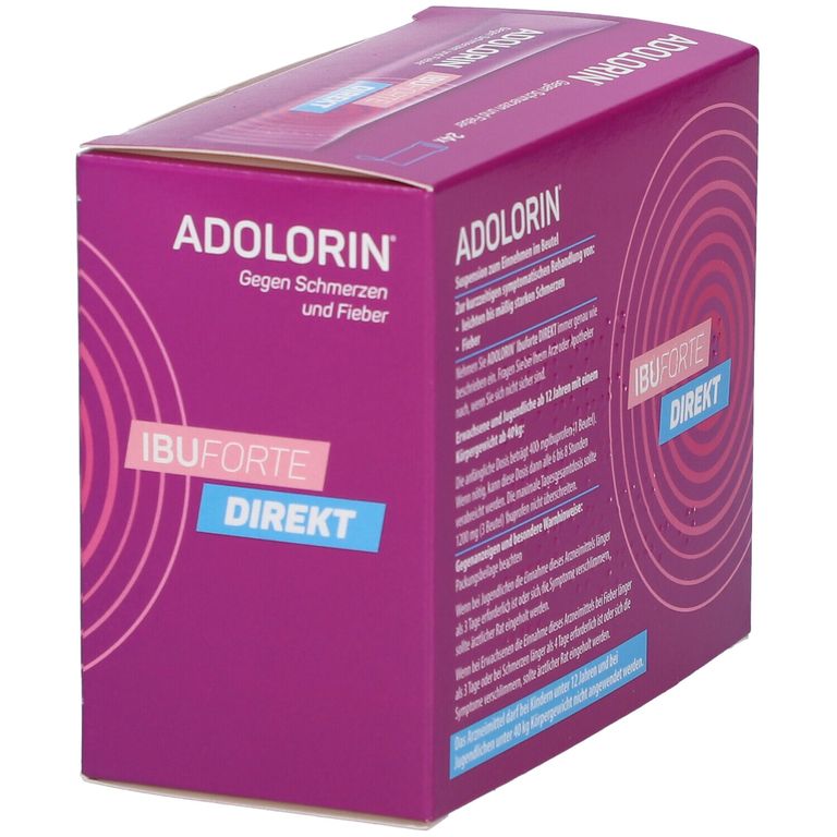 ADOLORIN® IBUFORTE DIREKT 400 mg 24 St - Shop Apotheke
