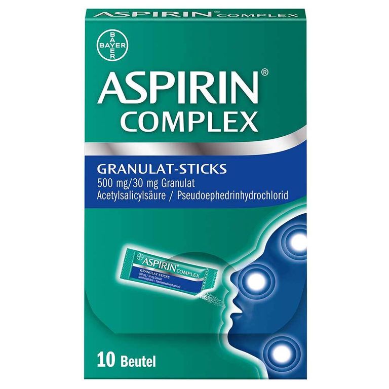 Aspirin® Complex GranulatSticks bei Erkältung mit Schnupfen und Fieber