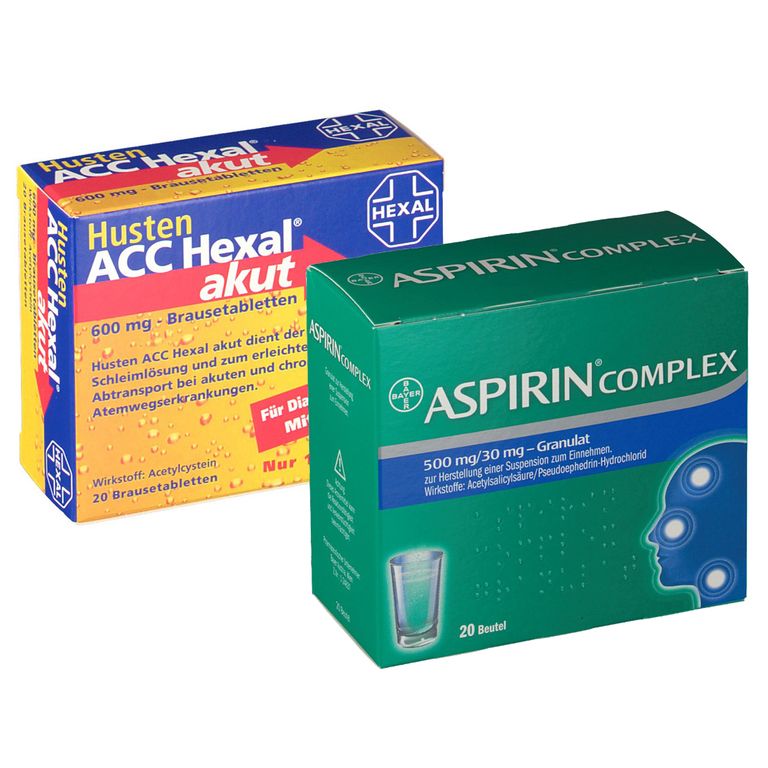 Erkältungsset Aspirin® + ACC Hexal® akut 1 St - Shop Apotheke