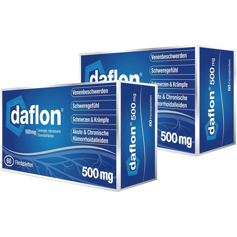 Daflon 500 mg Filmtabletten 2x60 St - Shop Apotheke