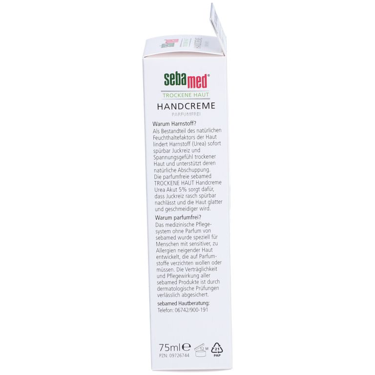 Sebamed Handcreme Urea Akut 5 Test sebamed® Trockene Haut Handcreme Parfumfrei Urea 5% 75 ml - Shop Apotheke