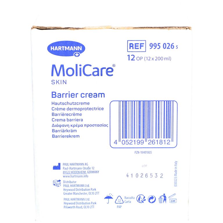 MoliCare® Skin Hautschutzcreme 12x200 ml - Shop Apotheke