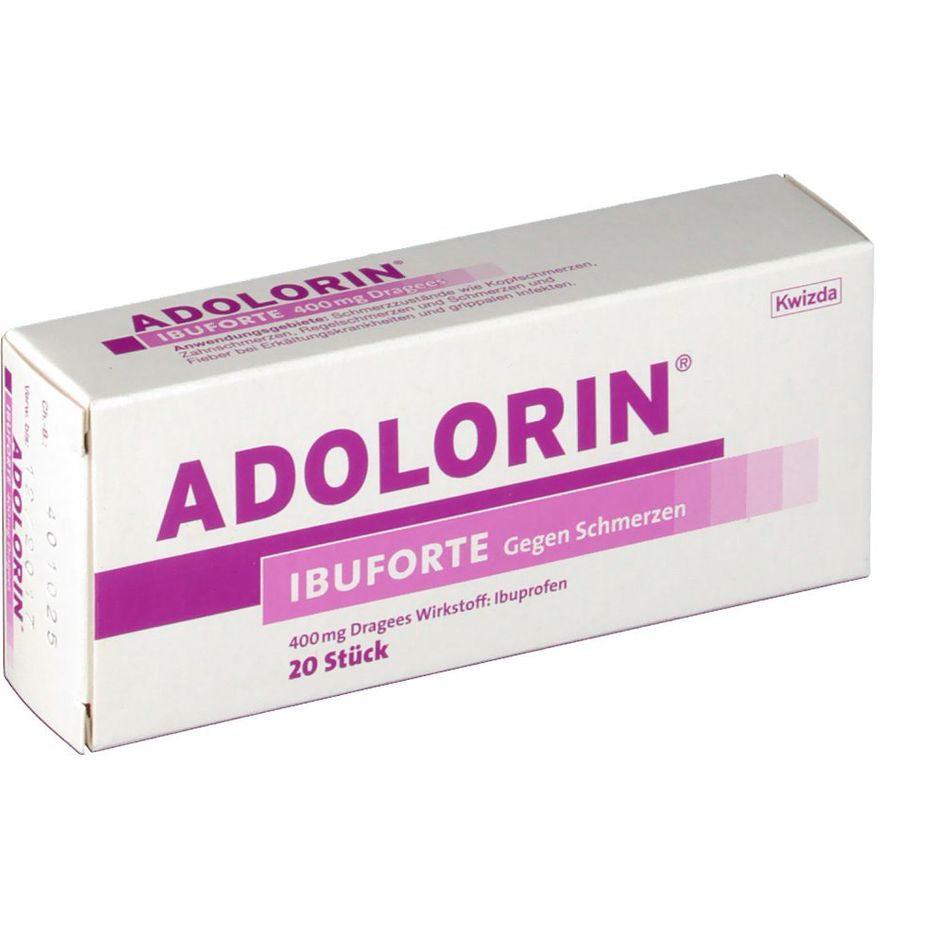 ADOLORIN® IBUFORTE 400 mg 20 St - shop-apotheke.at