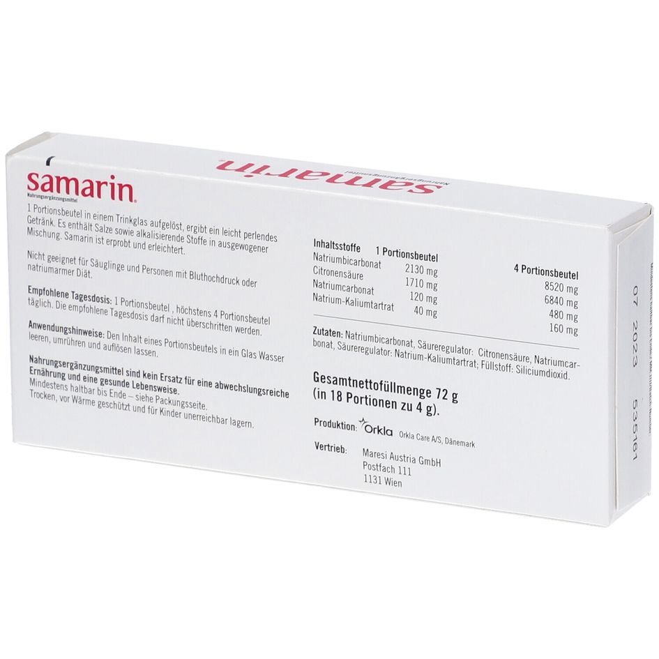 samarin® Brausepulver 18 St - shop-apotheke.at