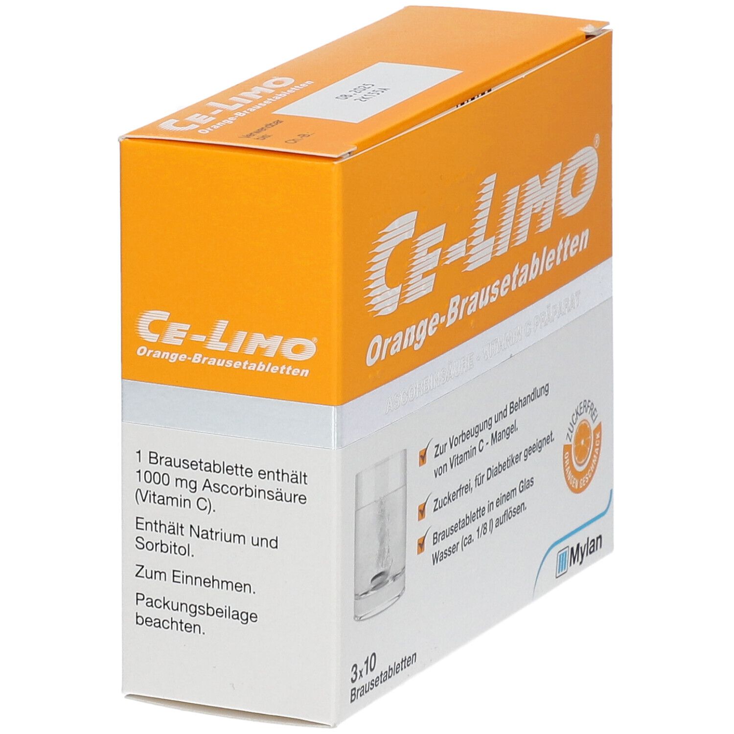 Ce-Limo® Orange-Brausetabletten