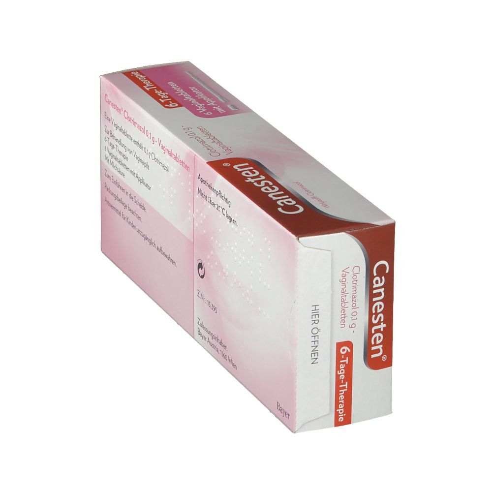 Canesten® Vaginaltabletten 6-Tage-Therapie