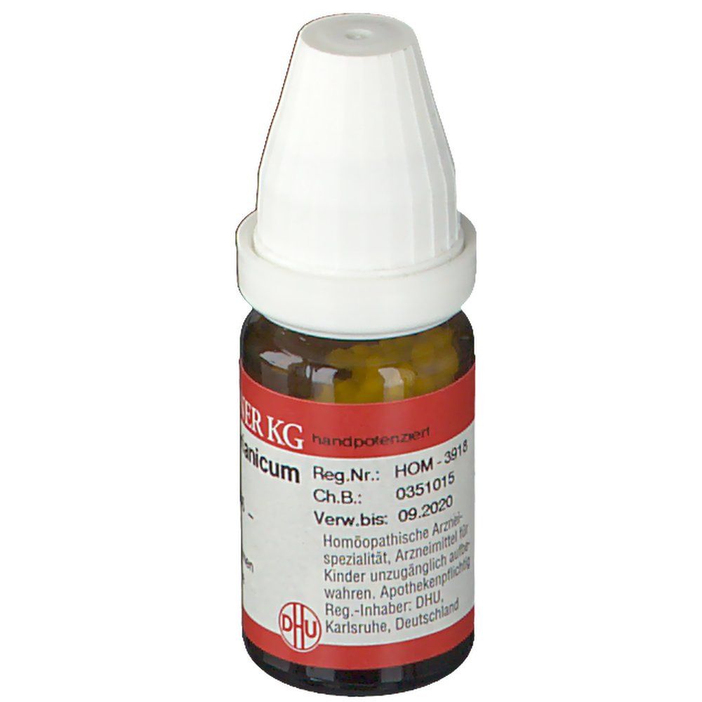 Braune Glasflasche mit weißem Deckel. Beschriftung: DR. PEITHNER KG Zincum isovalerianicum. Zusätzliche Angaben.