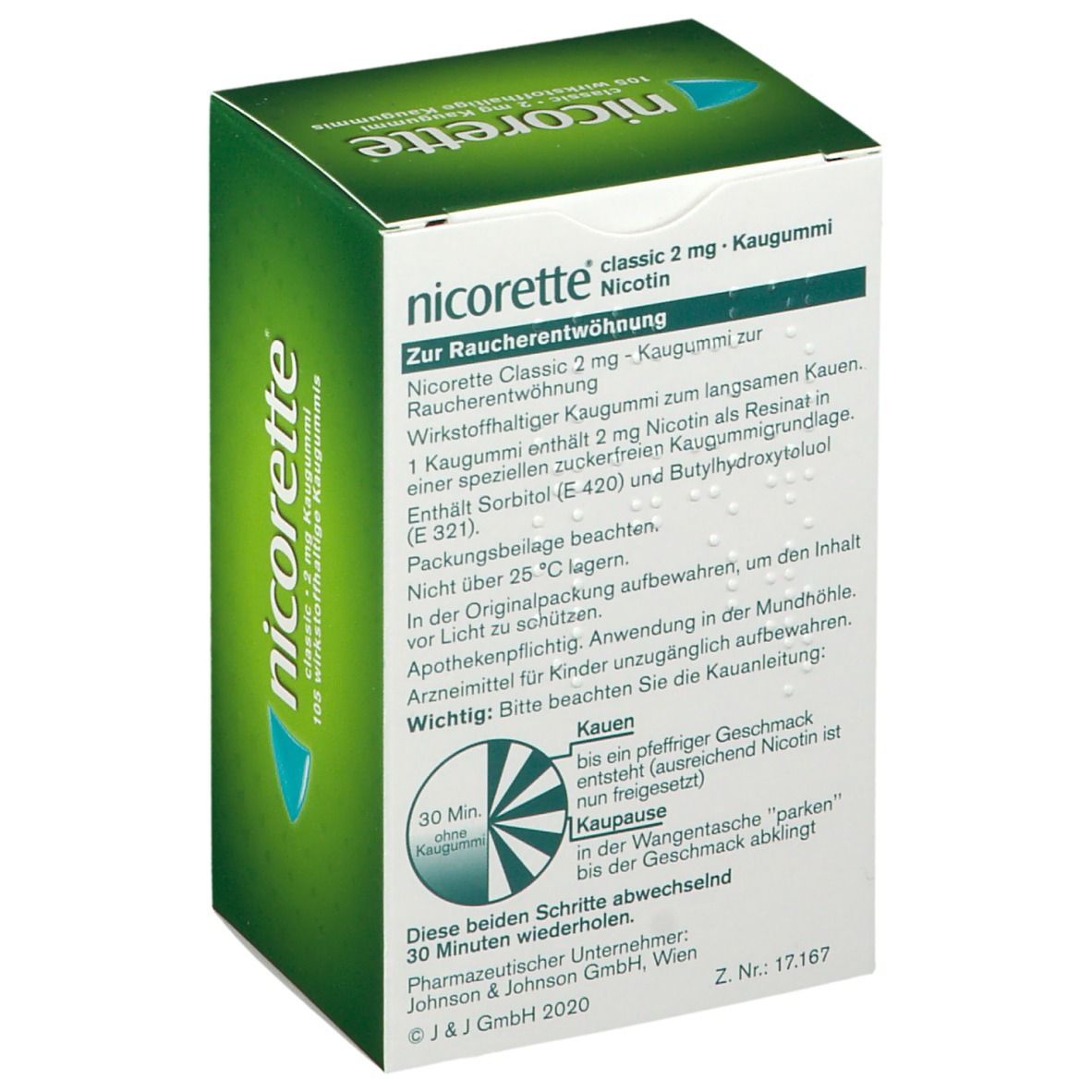 nicorette® Kaugummi classic 2mg