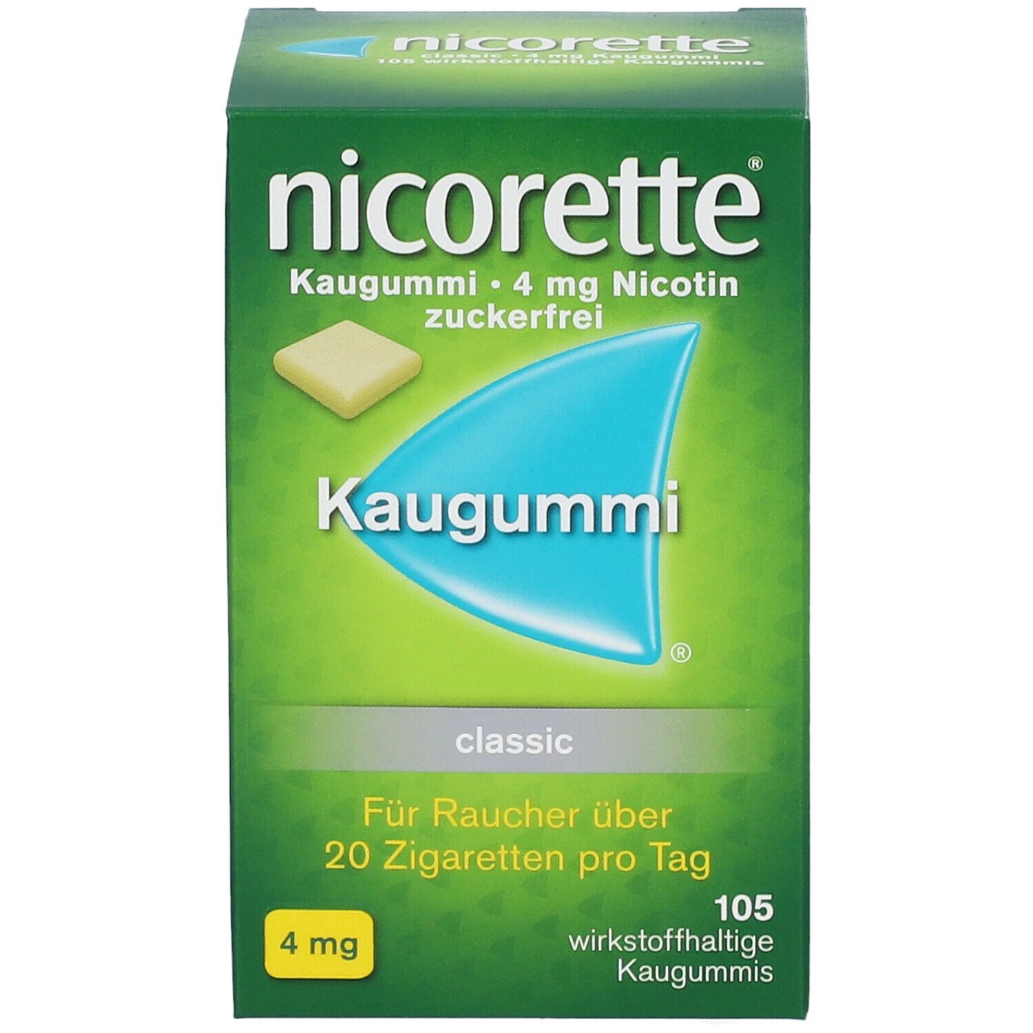 nicorette® Kaugummi classic 4mg