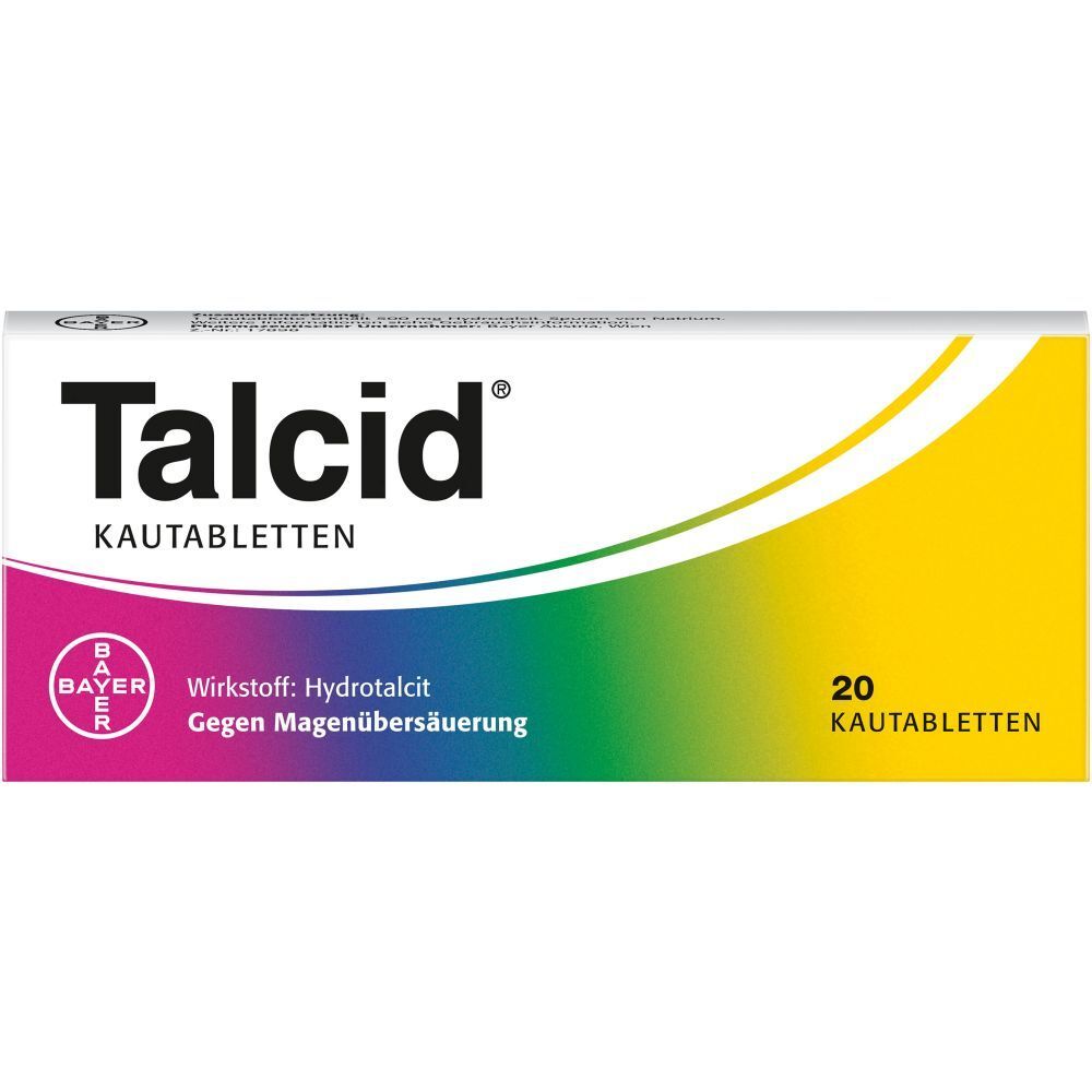 Talcid® Kautabletten – Schnell und langanhaltend gegen Sodbrennen 20 St