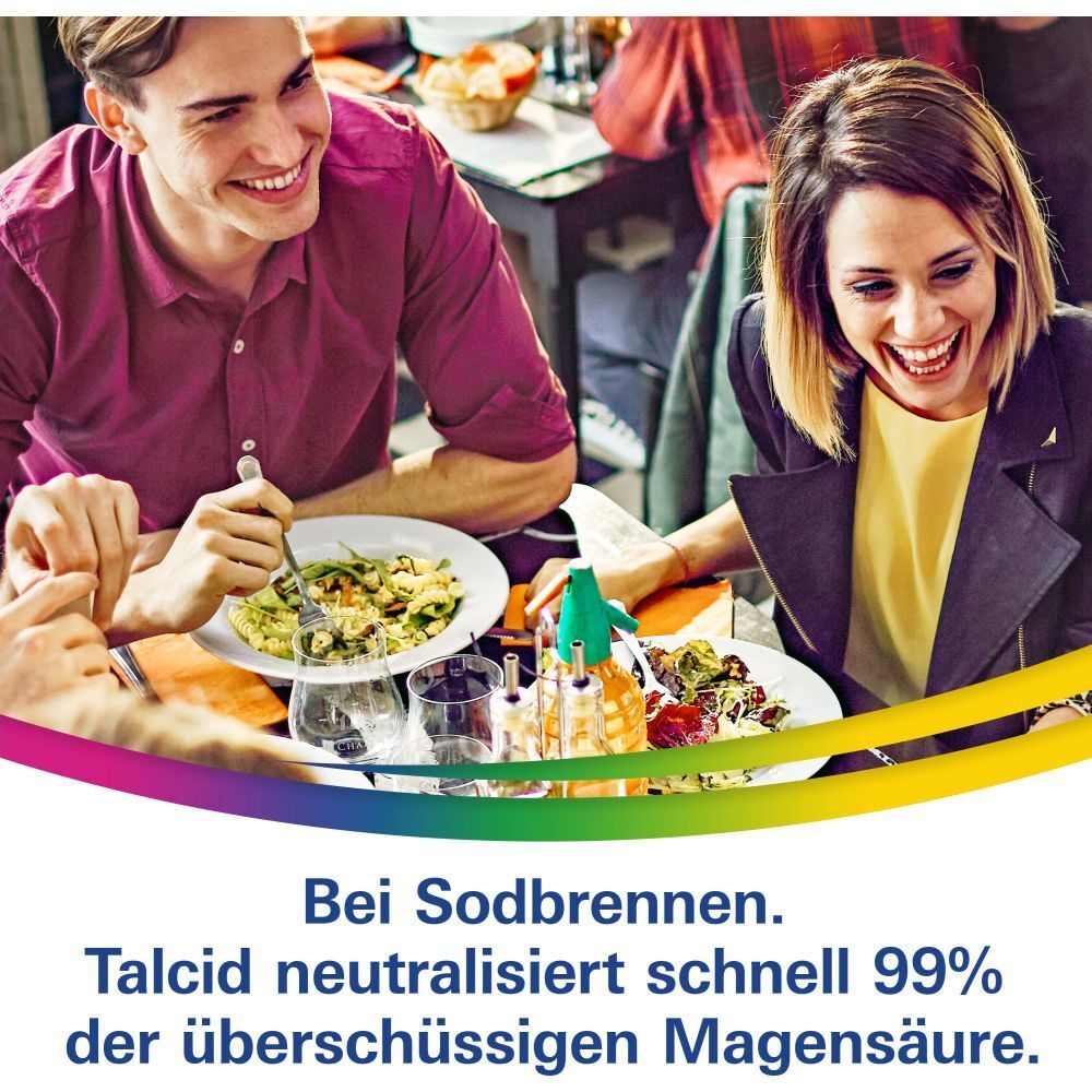 Talcid® Kautabletten – Schnell und langanhaltend gegen Sodbrennen 20 St