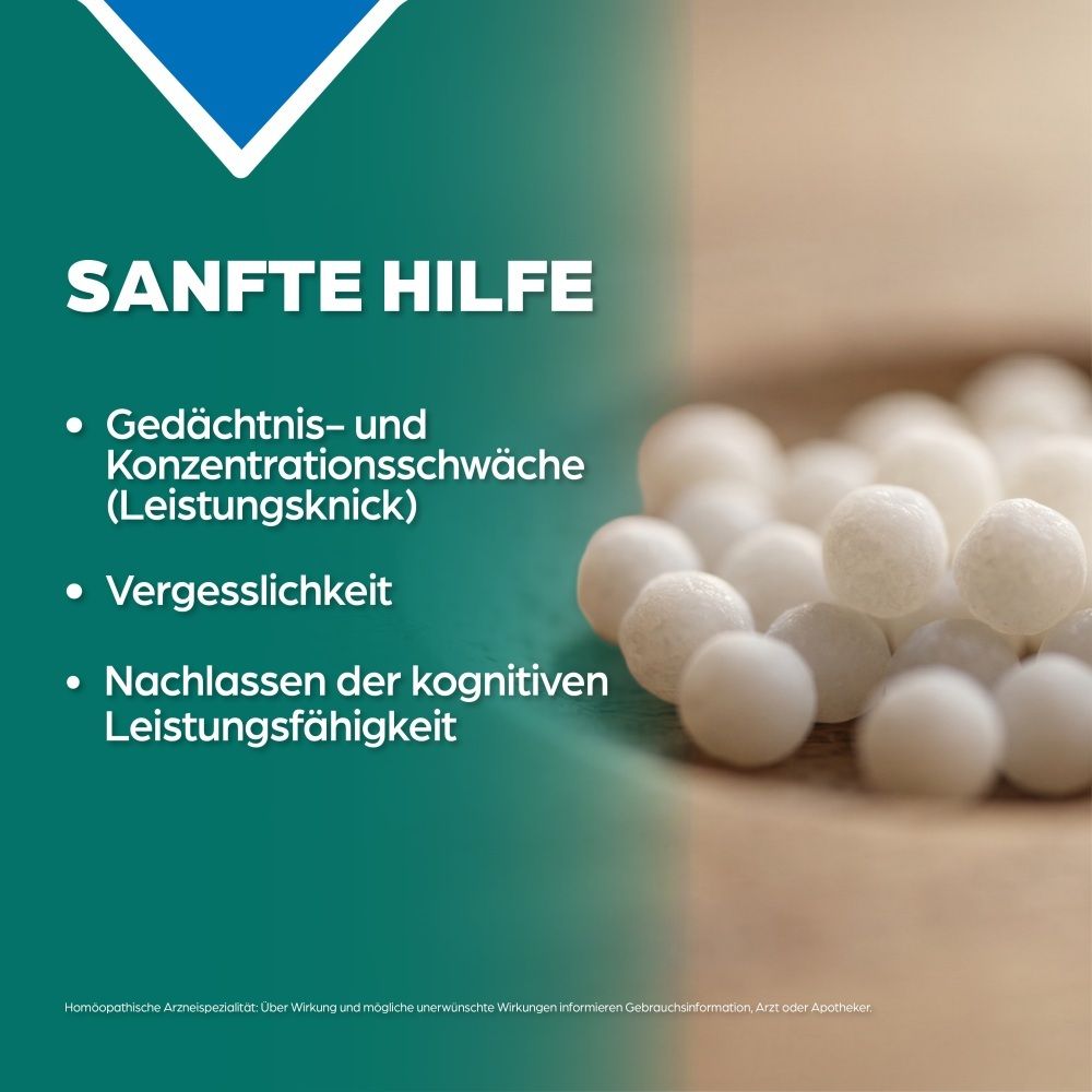 Homöopathische Kügelchen und Liste von Anwendungsgebieten.