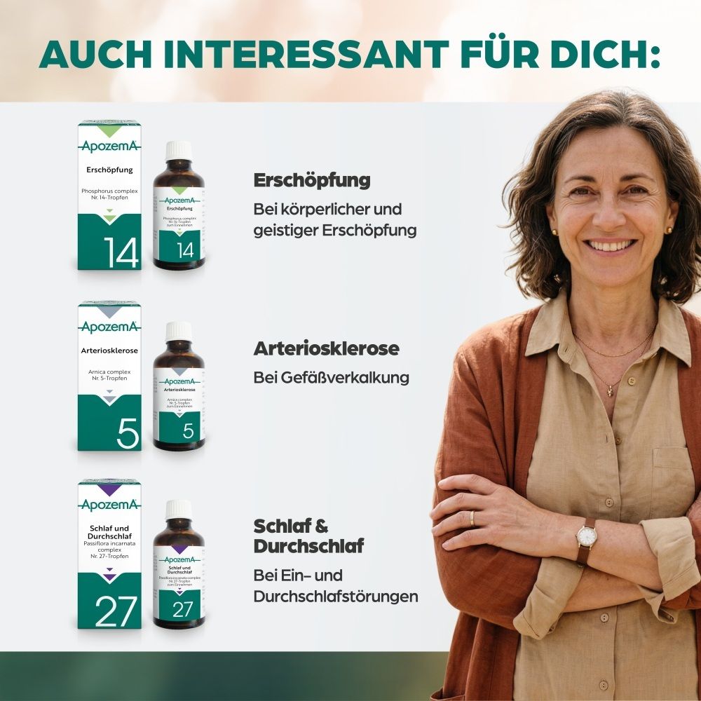 Apozema® Gedächtnis- und Konzentrations-Tropfen Nr. 17: Fläschchen.