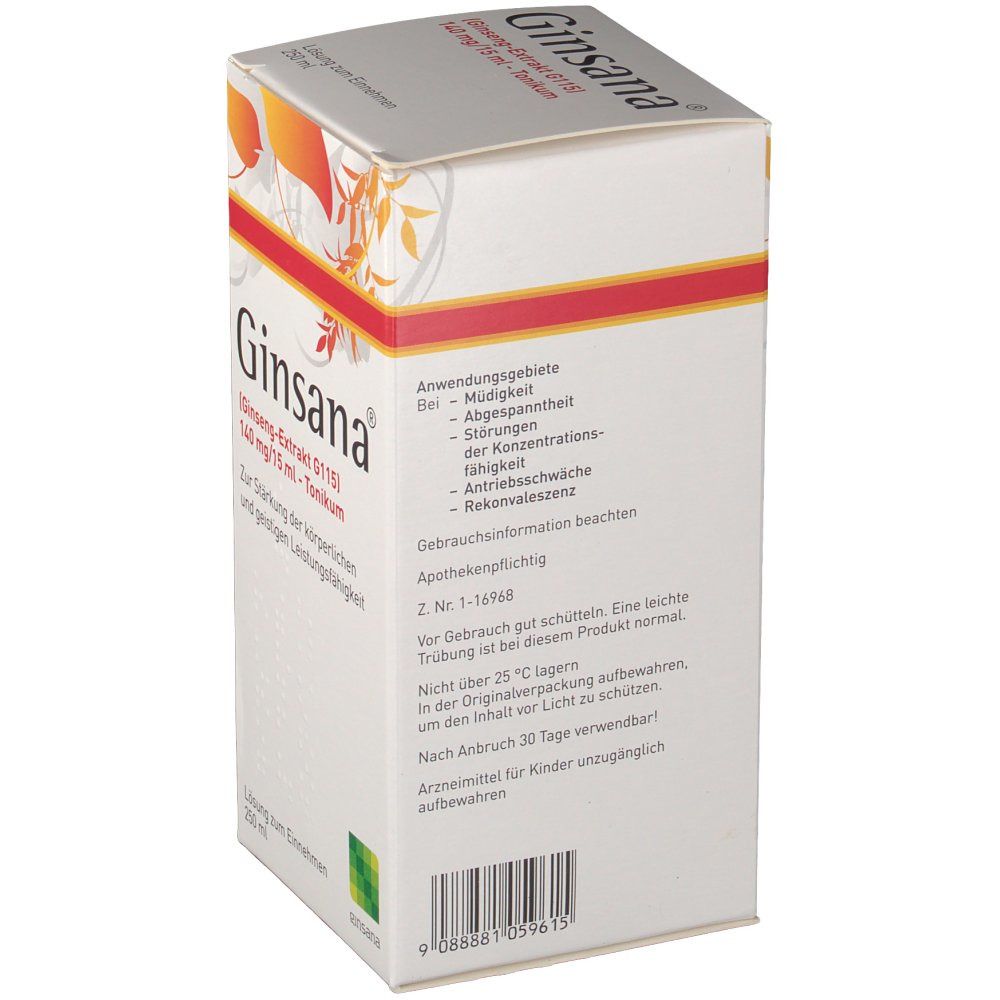Ginsana® 140 mg / 15 mg Tonikum