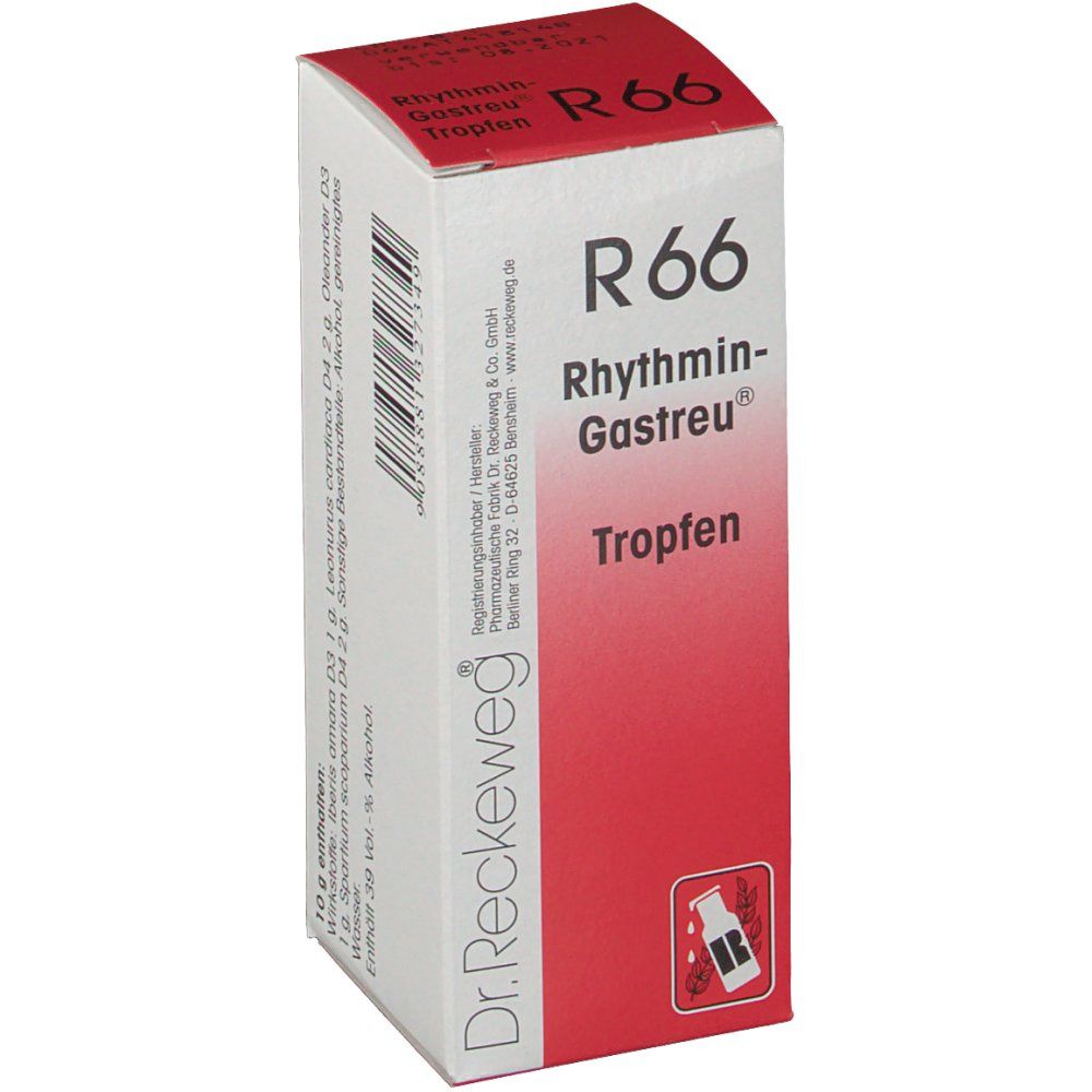 Dr Reckeweg® Rhythmin Gastreu® R66 50 Ml Shop Apotheke 9561