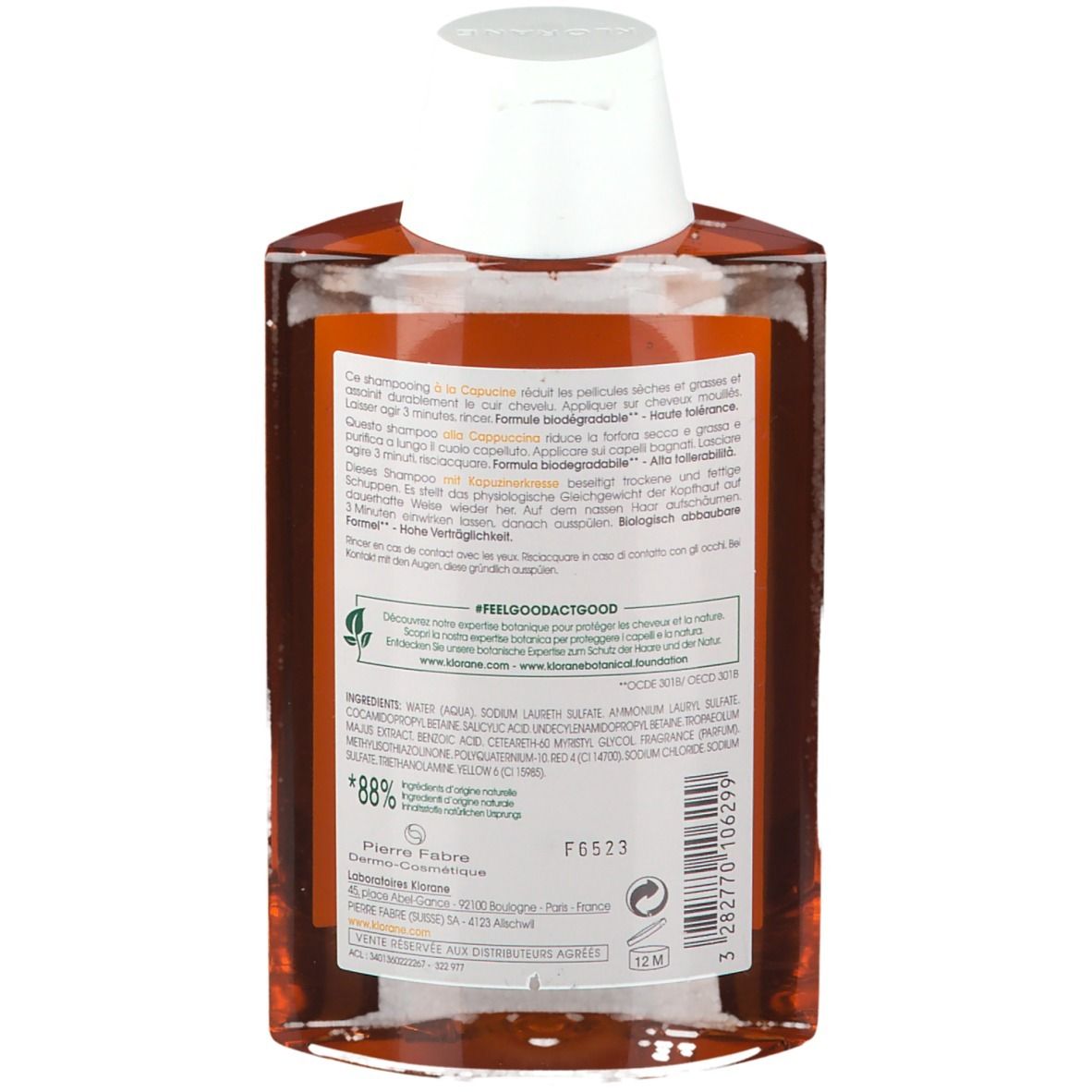 KLORANE Shampoo mit Kapuzinerkresse