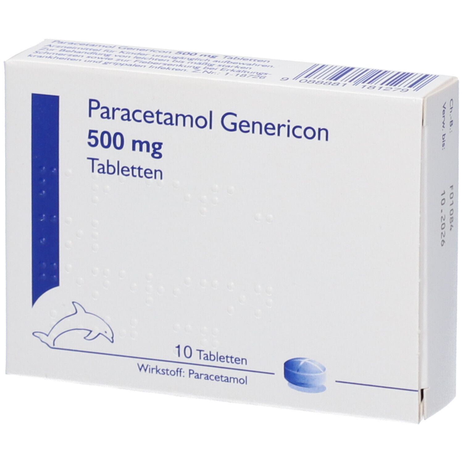 Paracetamol Genericon 500mg