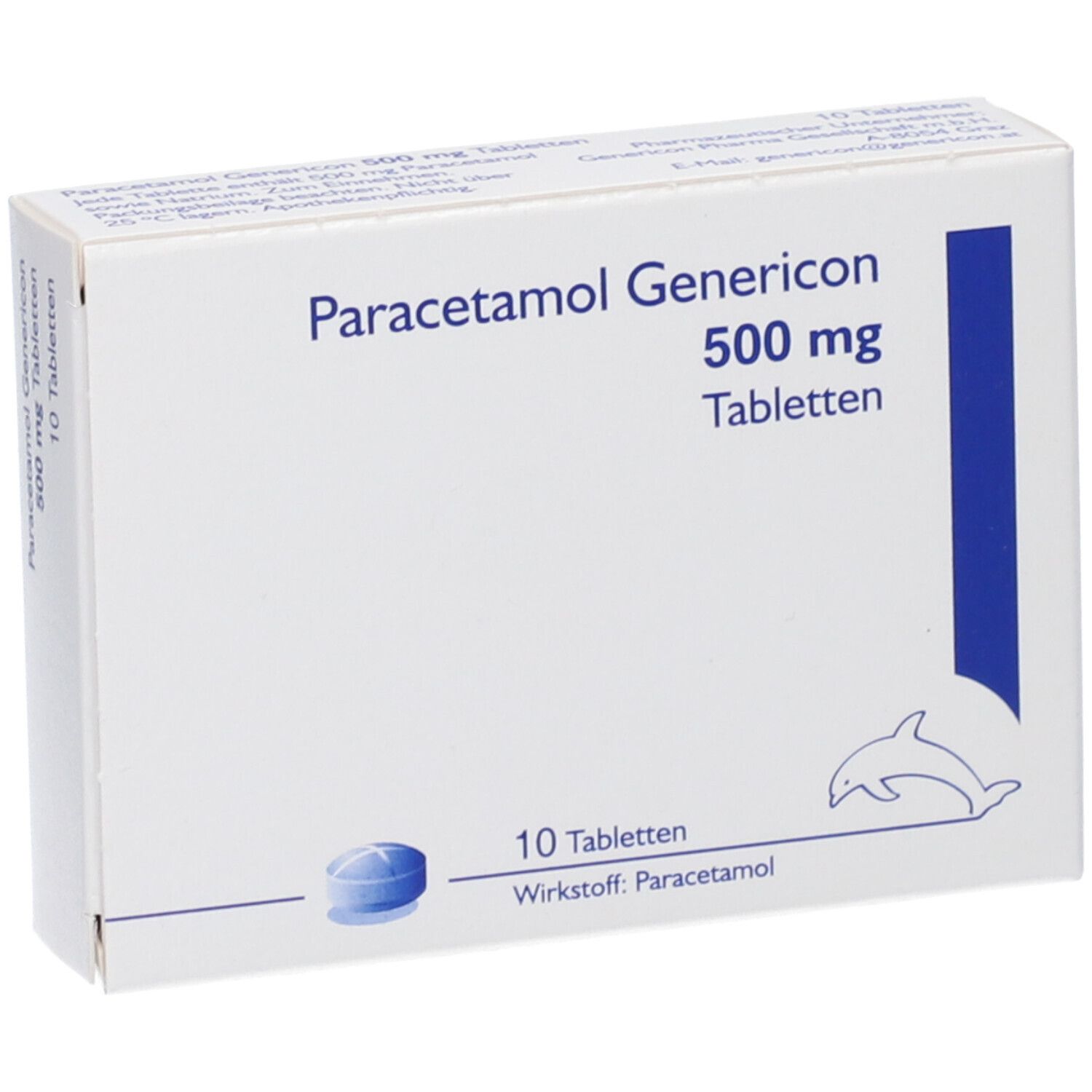 Paracetamol Genericon 500mg