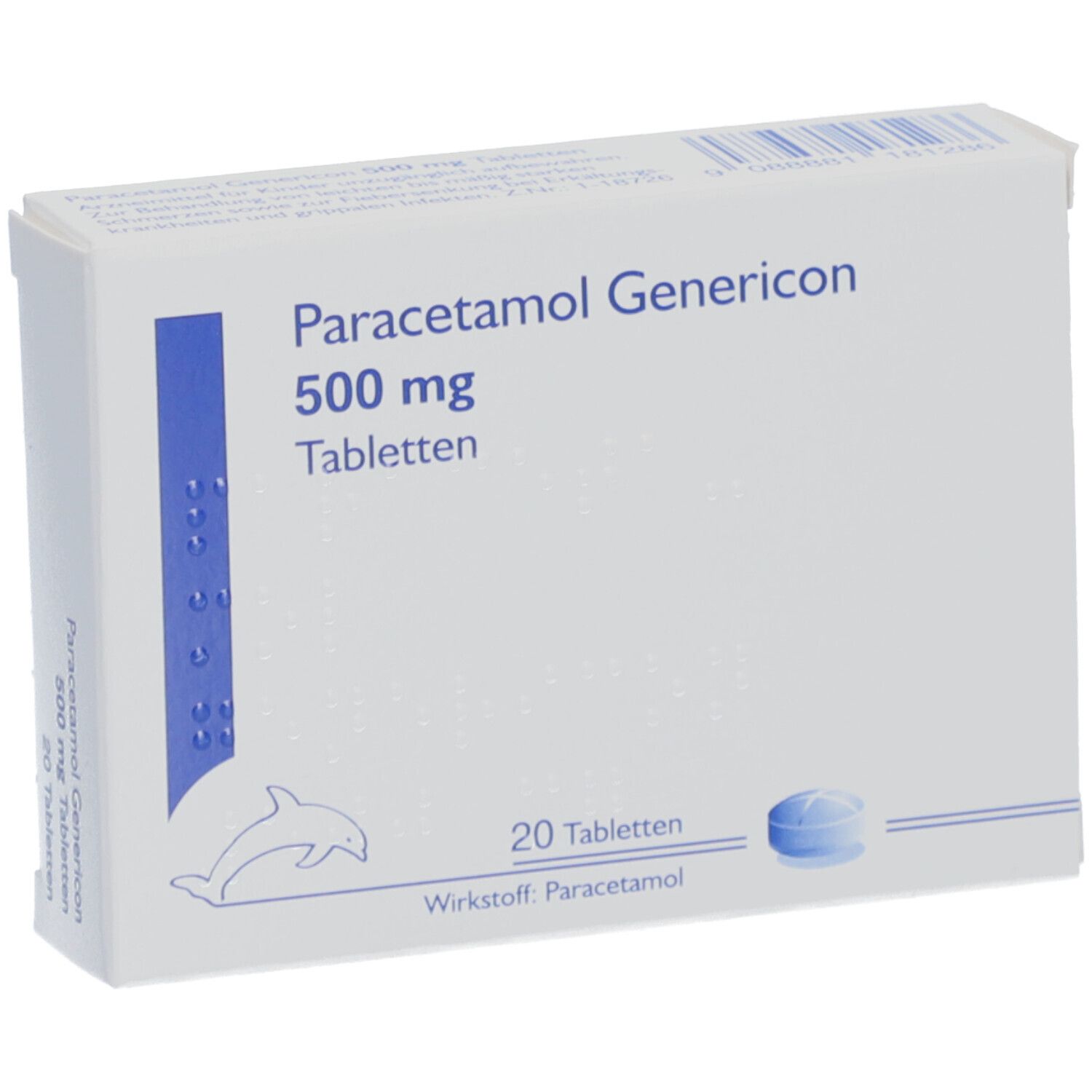 Paracetamol Genericon 500mg