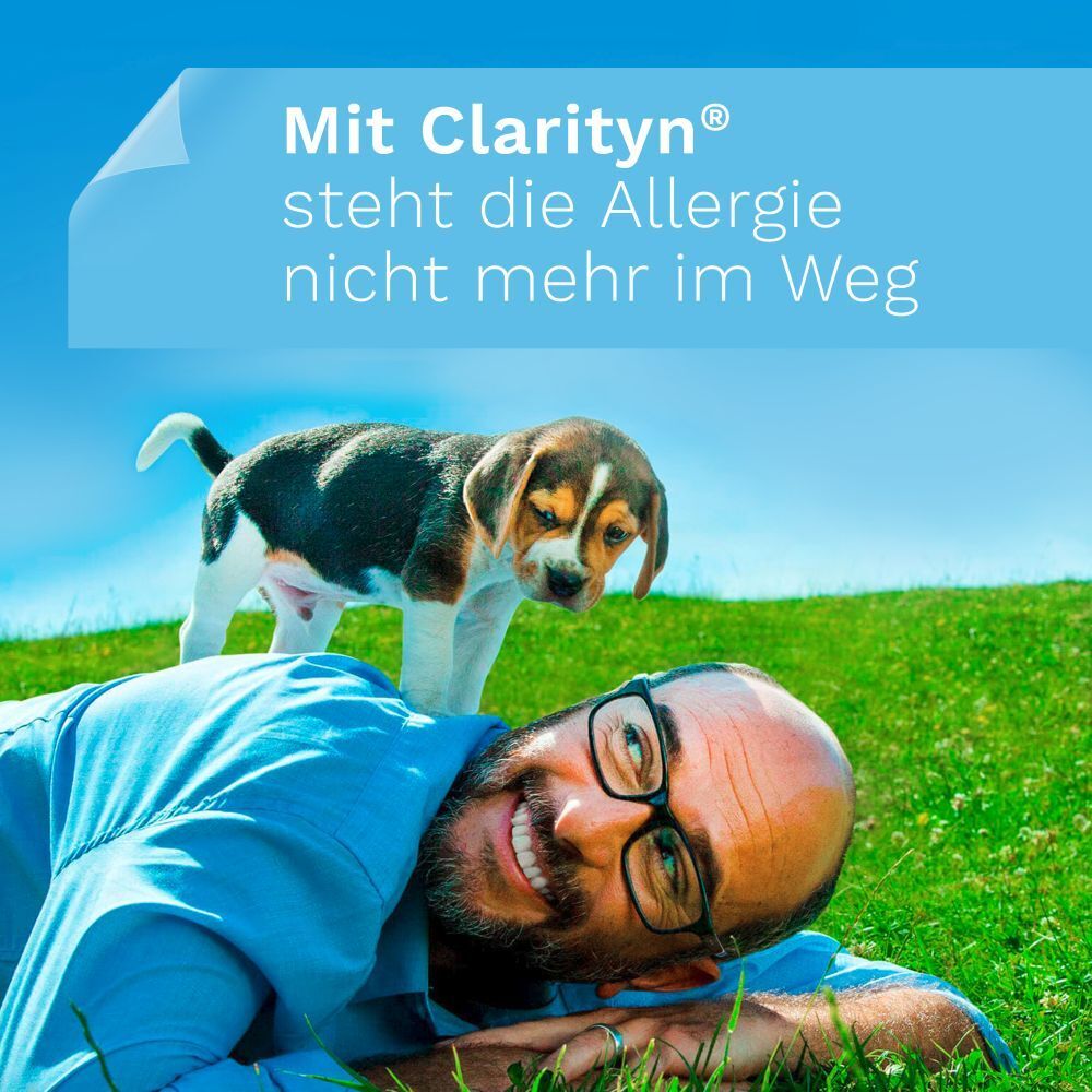 CLARITYN® Tabletten zur Linderung von Allergiesymptomen wie Heuschnupfen und Juckreiz