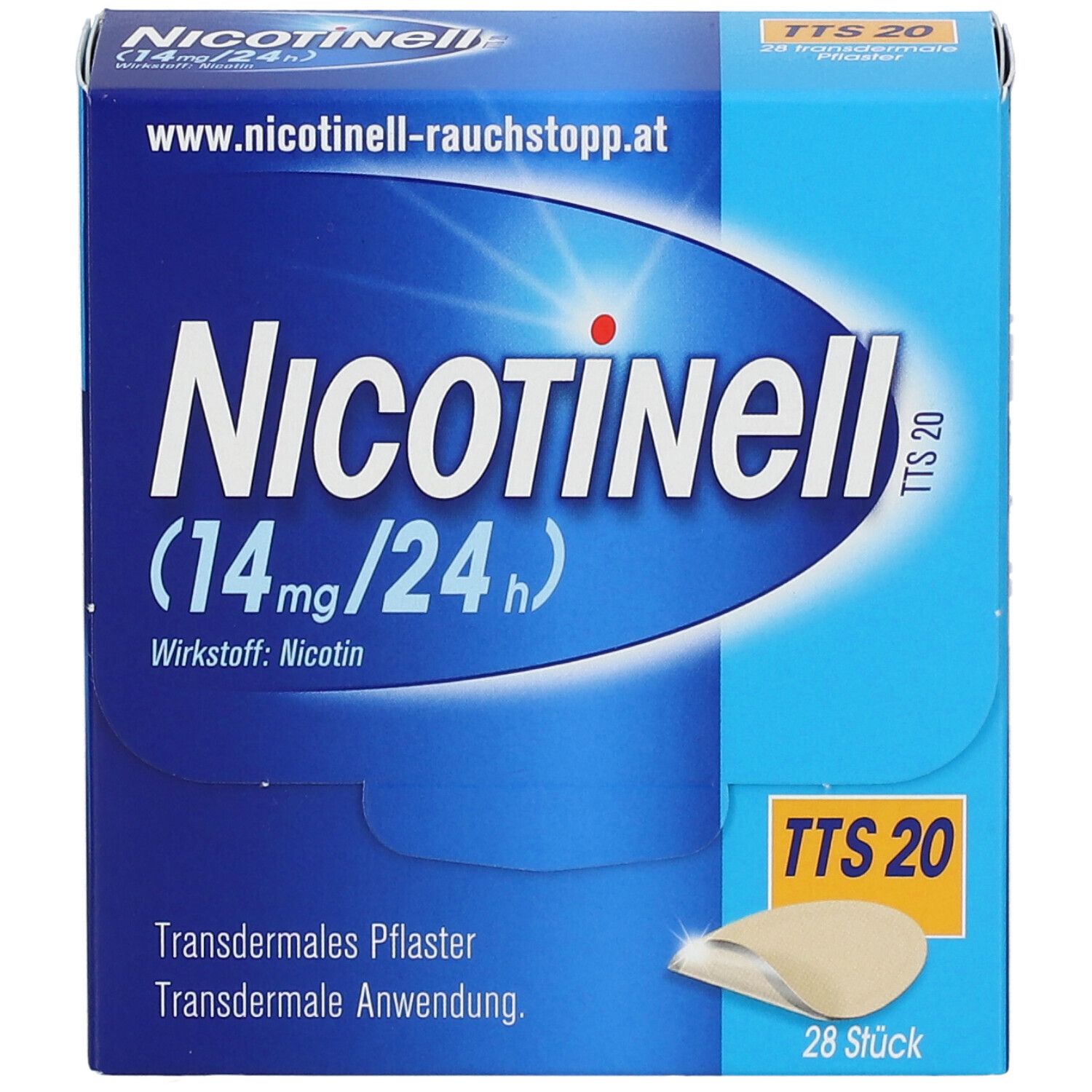 NICOTINELL® Transdermales Pflaster TTS 20