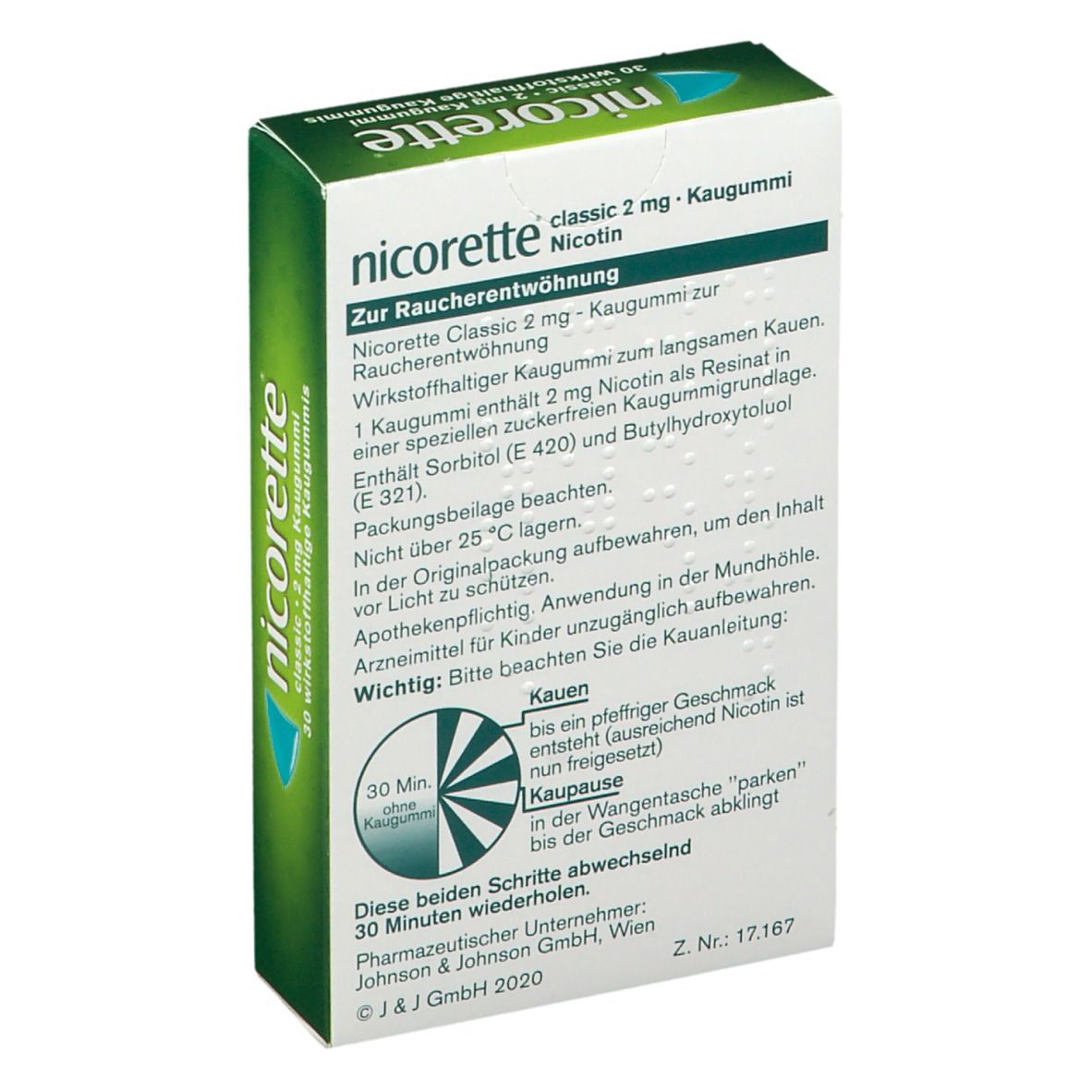 nicorette® Kaugummi classic 2mg 