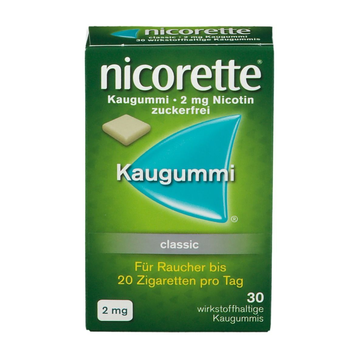 nicorette® Kaugummi classic 2mg 