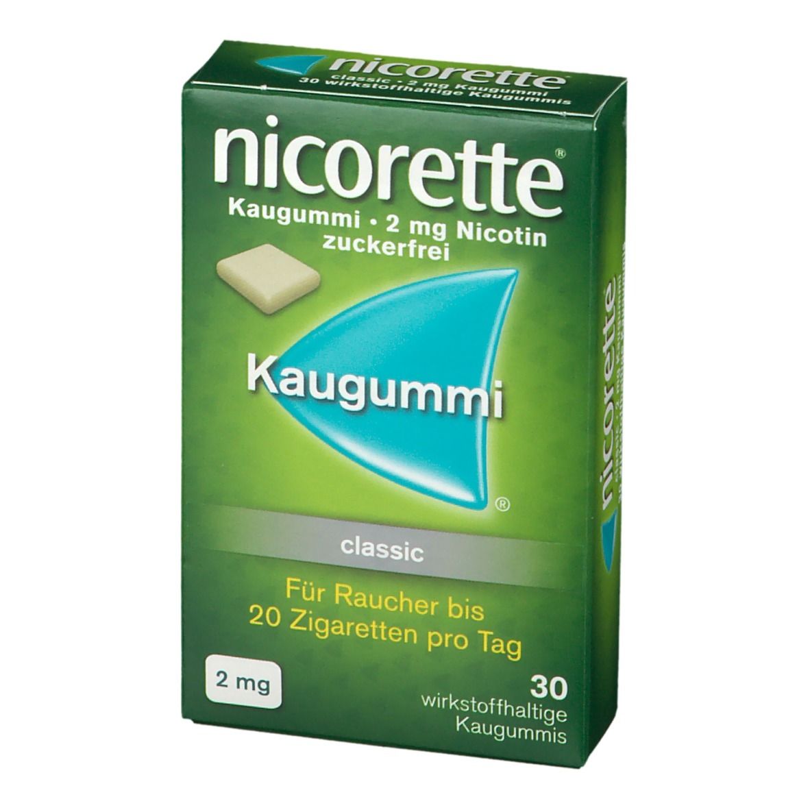 nicorette® Kaugummi classic 2mg 