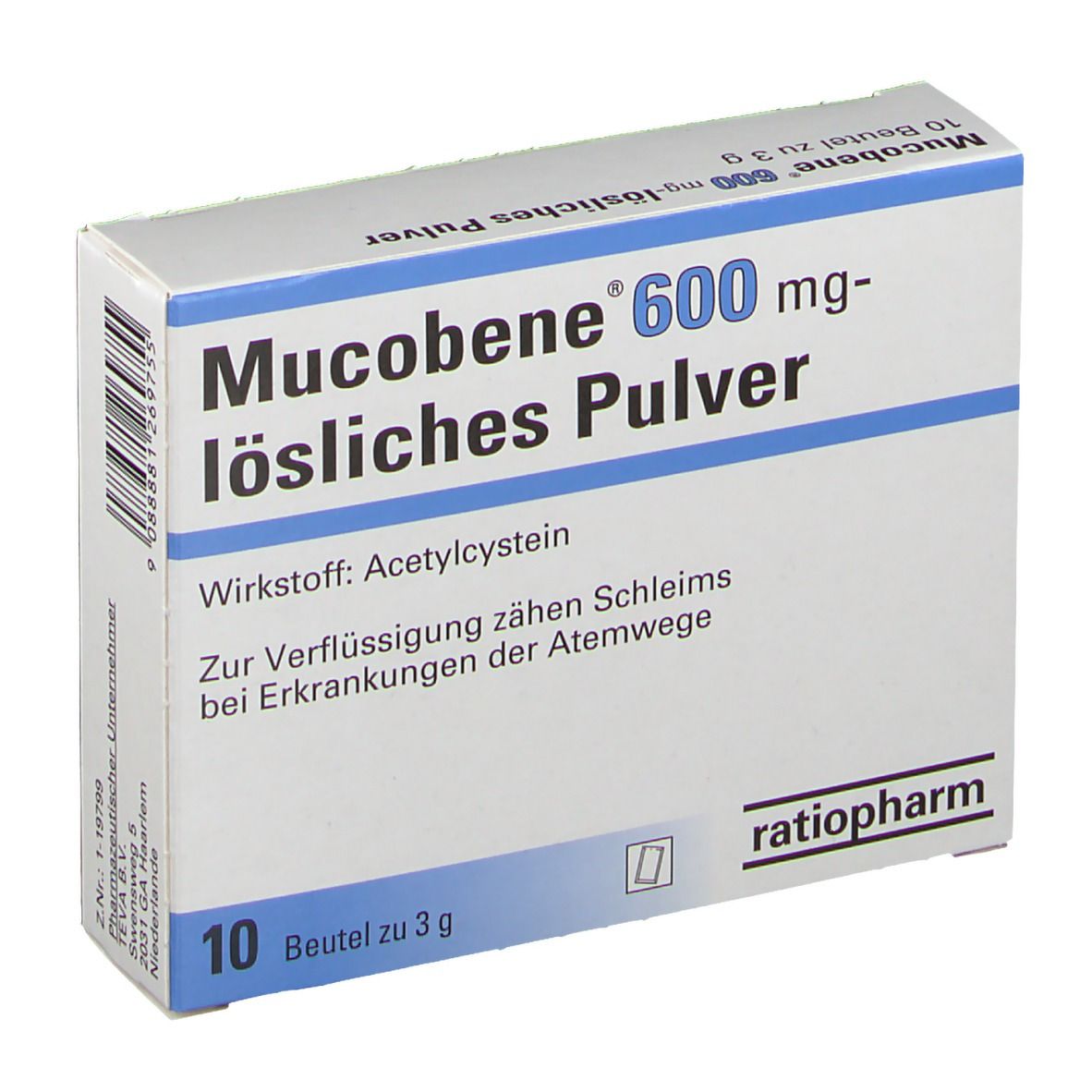 Mucobene® 600 mg lösliches Pulver