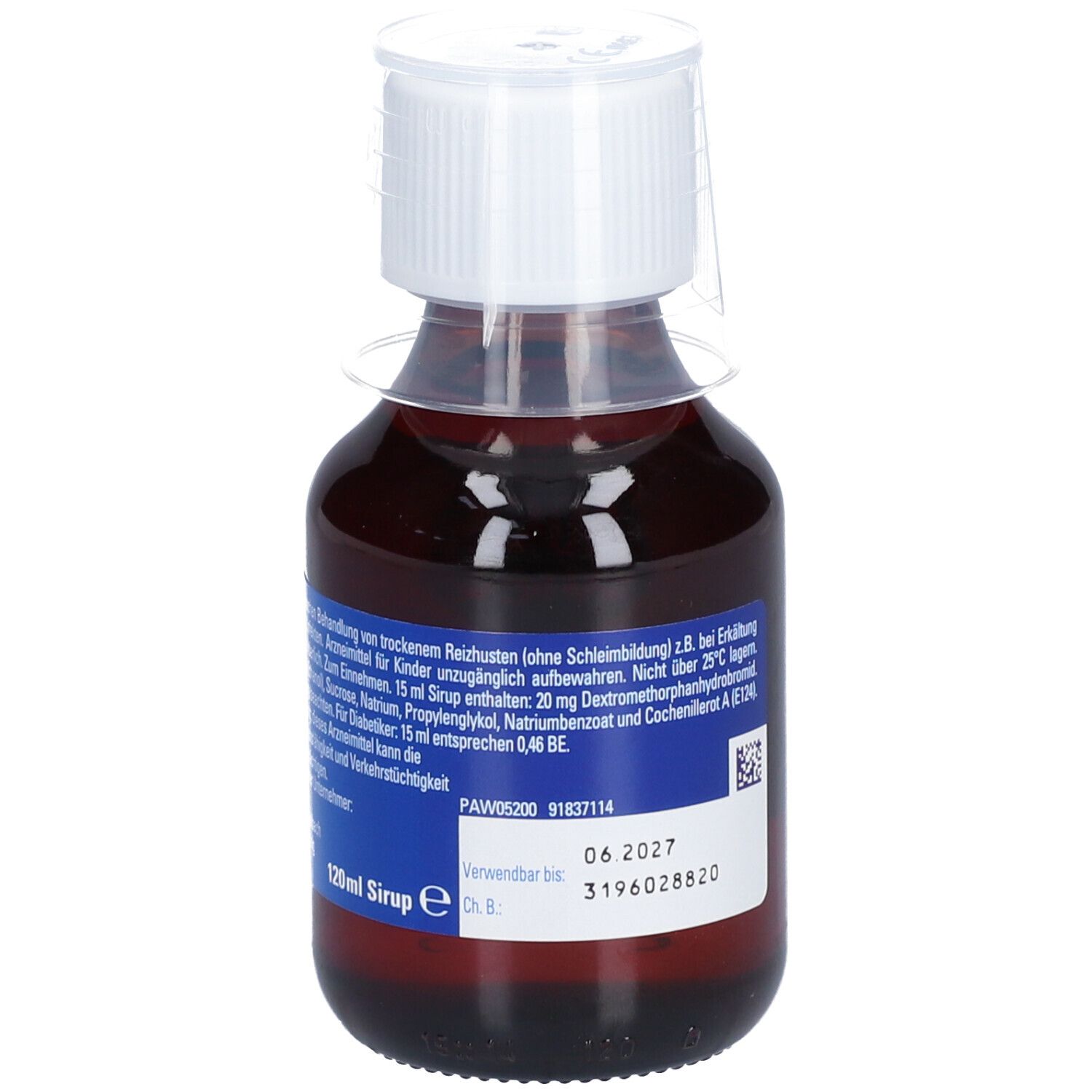 WICK Formel 44 Hustenstiller-Sirup 20mg/15ml