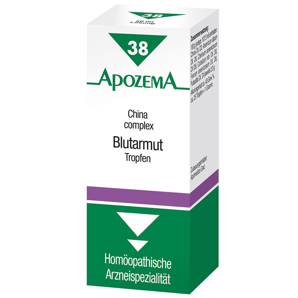 APOZEMA® Blutarmut-Tropfen Nr. 38