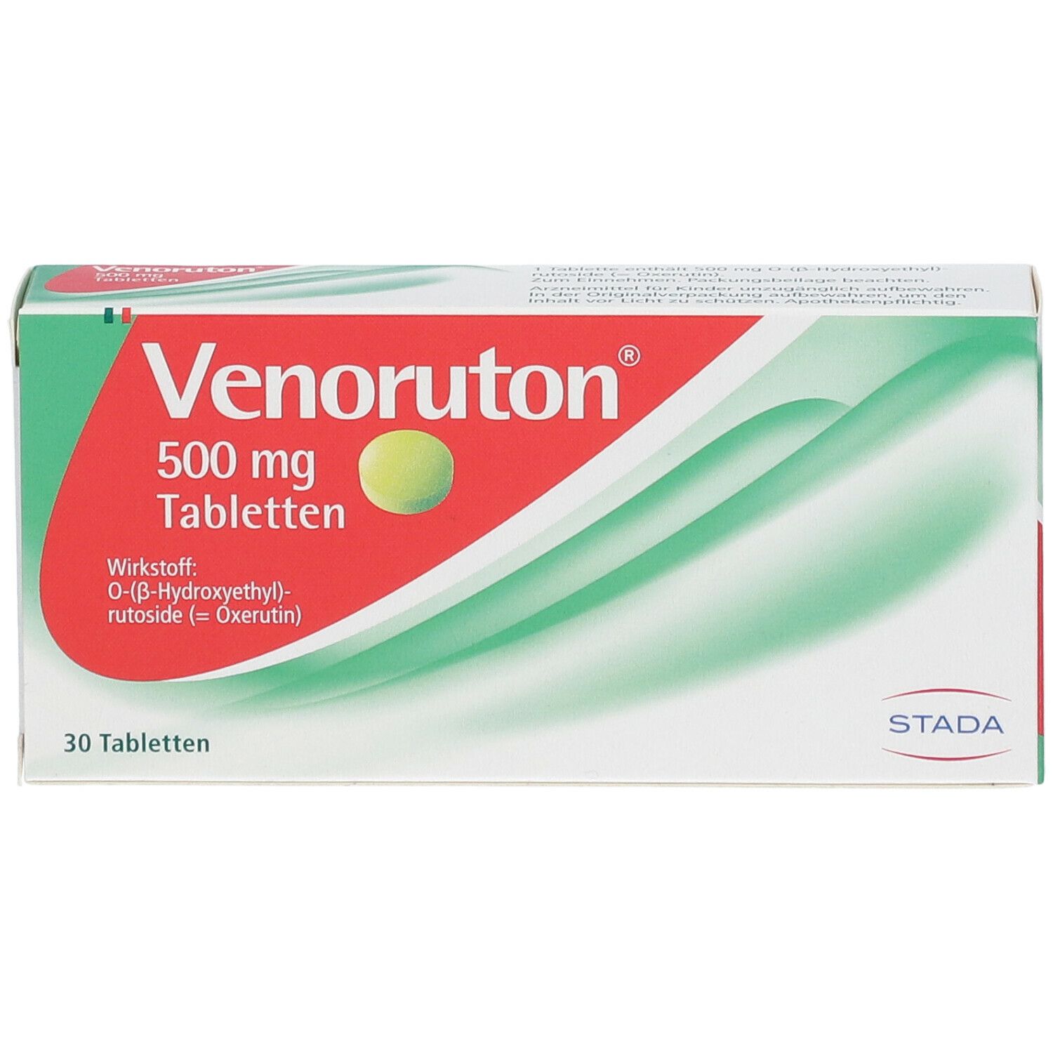 Venoruton® 500 mg Tabletten bei Beschwerden der Beinvenen und Hämorrhoiden