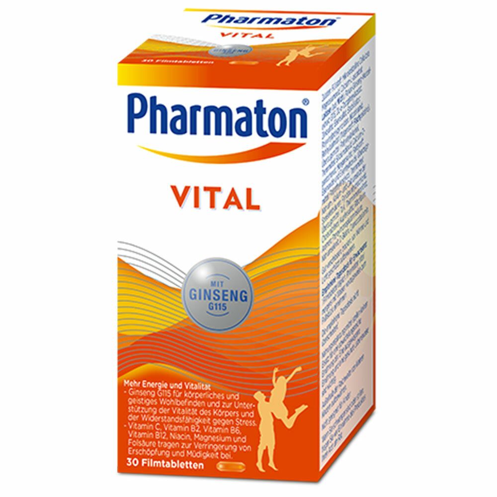 Pharmaton® Vital mit Vitaminen und Mineralstoffen zur Stärkung der Immunabwehr