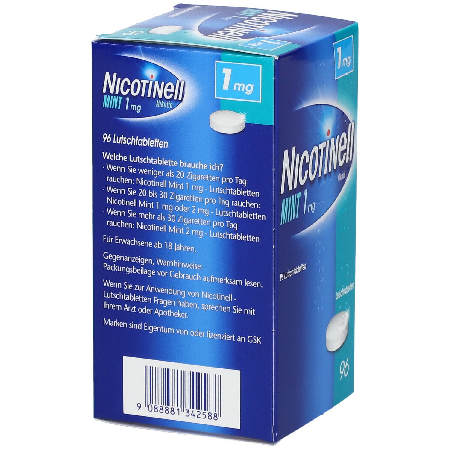 NICOTINELL® Lutschtabletten 1 mg mint