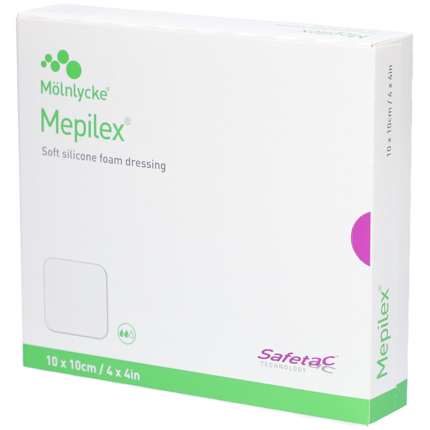 Mepilex Border Flex Lite Schaumverband 10x10 cm für Wundversorgung