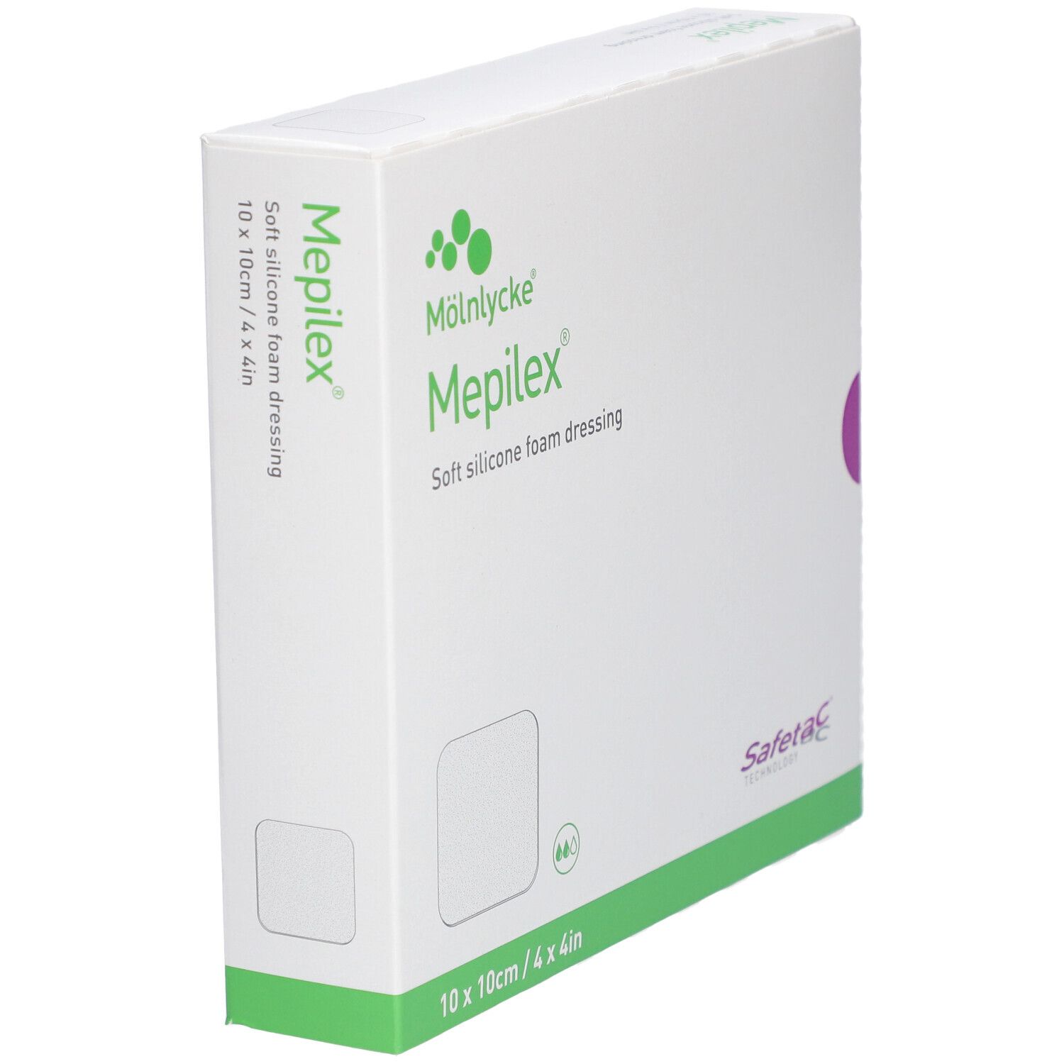 Mepilex Border Flex Lite Schaumverband 10x10 cm für Wundversorgung