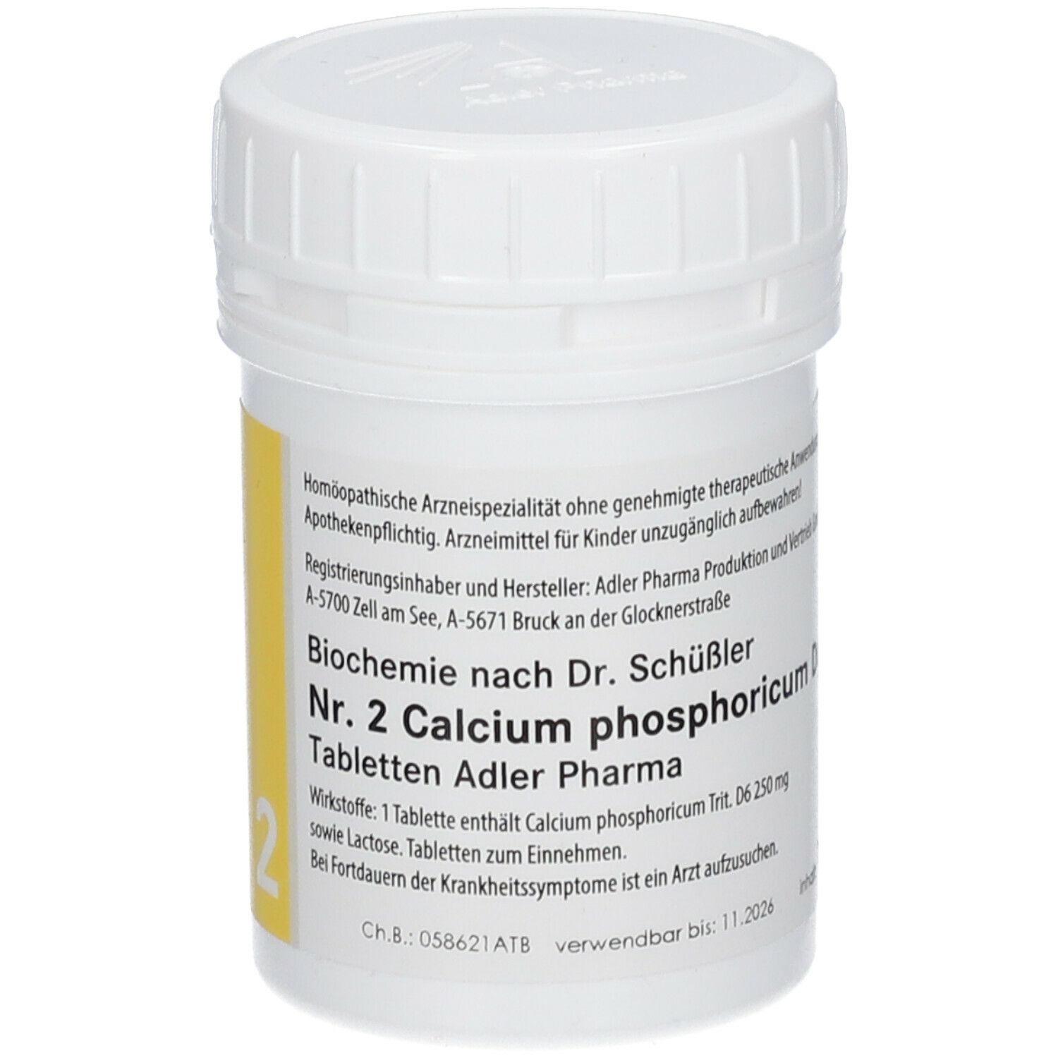 Adler Schüssler Salze Nr. 2 Calcium phosphoricum D6