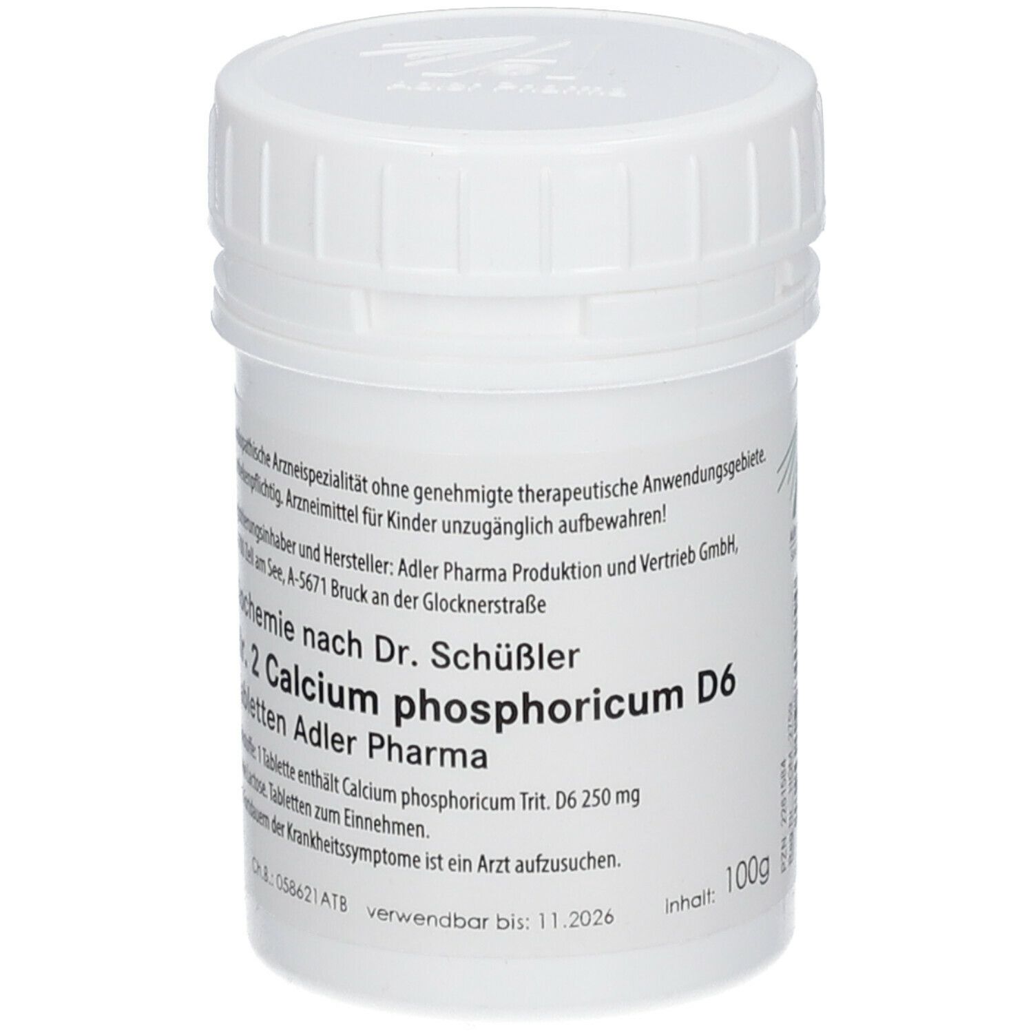 Adler Schüssler Salze Nr. 2 Calcium phosphoricum D6