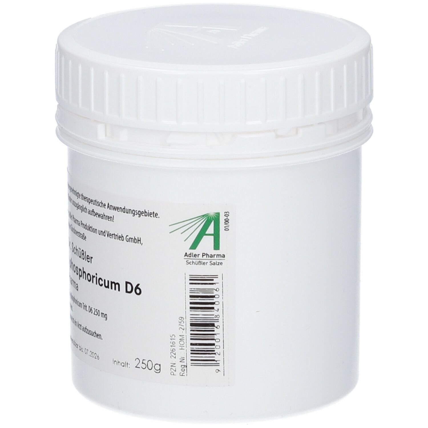 Adler Schüssler Salze Nr. 2 Calcium phosphoricum D6