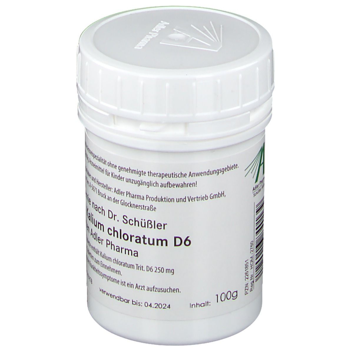 Adler Schüssler Salze Nr. 4 Kalium Chloratum D6