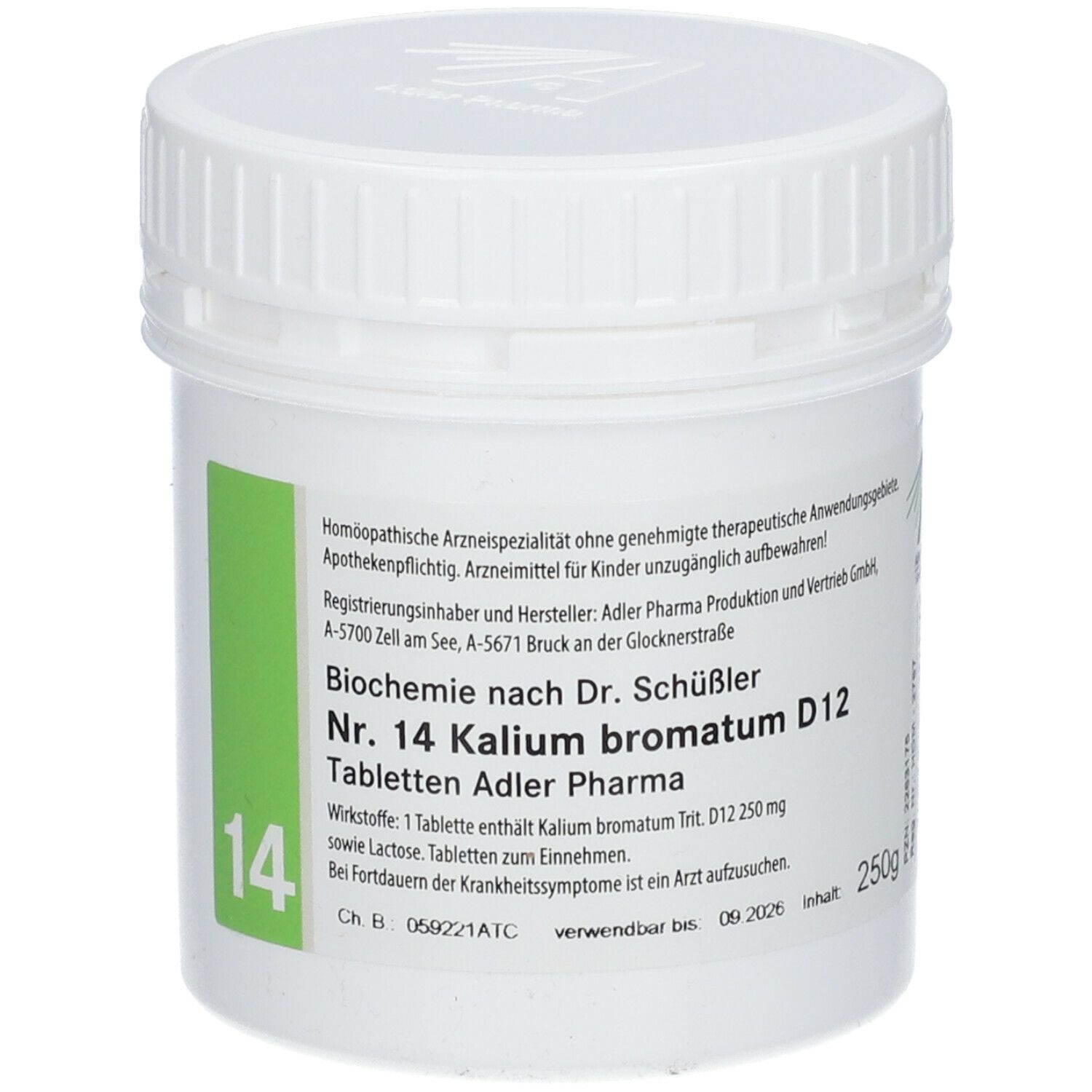 Adler Schüssler Salze Nr. 14 Kalium bromatum D12